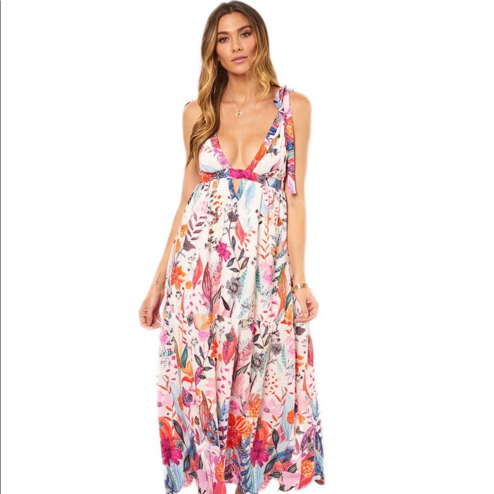 Penelope Maxi Dress Floral Pastel - SOAH